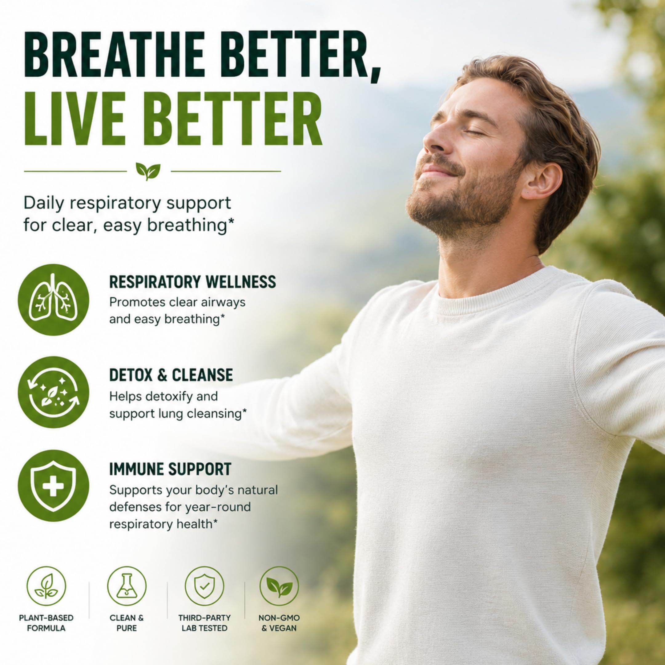 Organic Mullein Drops for Lung & Respiratory Support, USDA Organic Mullein Leaf Extract Liquid Supplement for Women & Men, Herbal Lung Health Formula, Made in USA, 2 oz — Amazon image 7