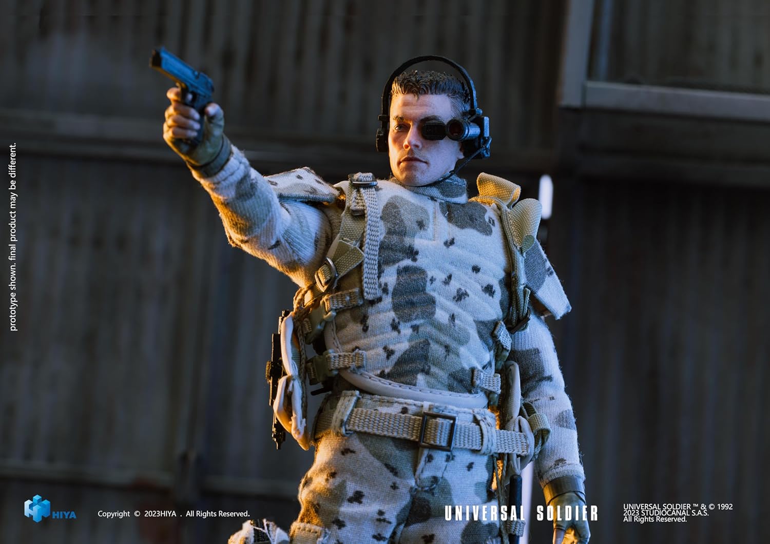 Hiya Toys Universal Soldier: Luc Deveraux Exquisite Super Series Previews Exclusive 1:12 Scale Action Figure