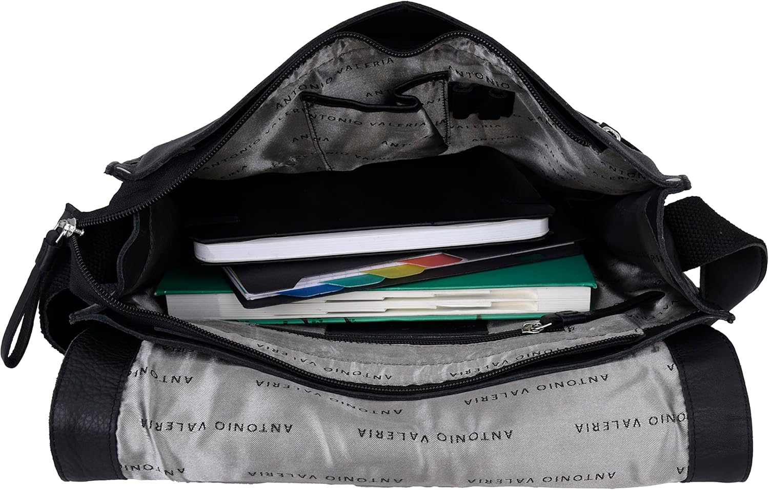 Antonio Valeria Albert Premium Leather Messenger Bag for Men - Image 3