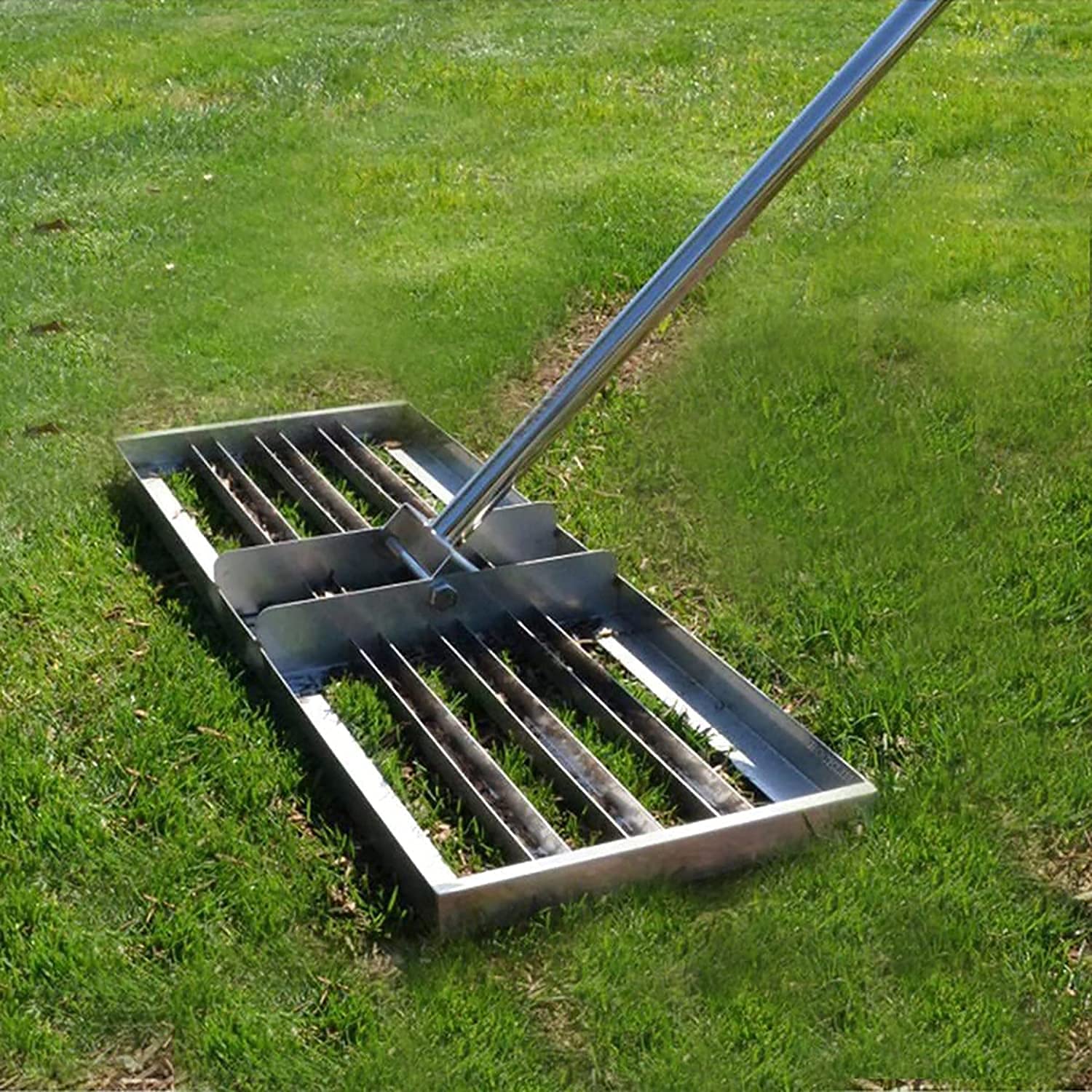 Sprzęt golfowy, poziomnica do trawników golfowych, z uchwytem 43-calowym, ciężka stal nierdzewna o dużej pojemności, narzędzie do wyrównywania trawnika