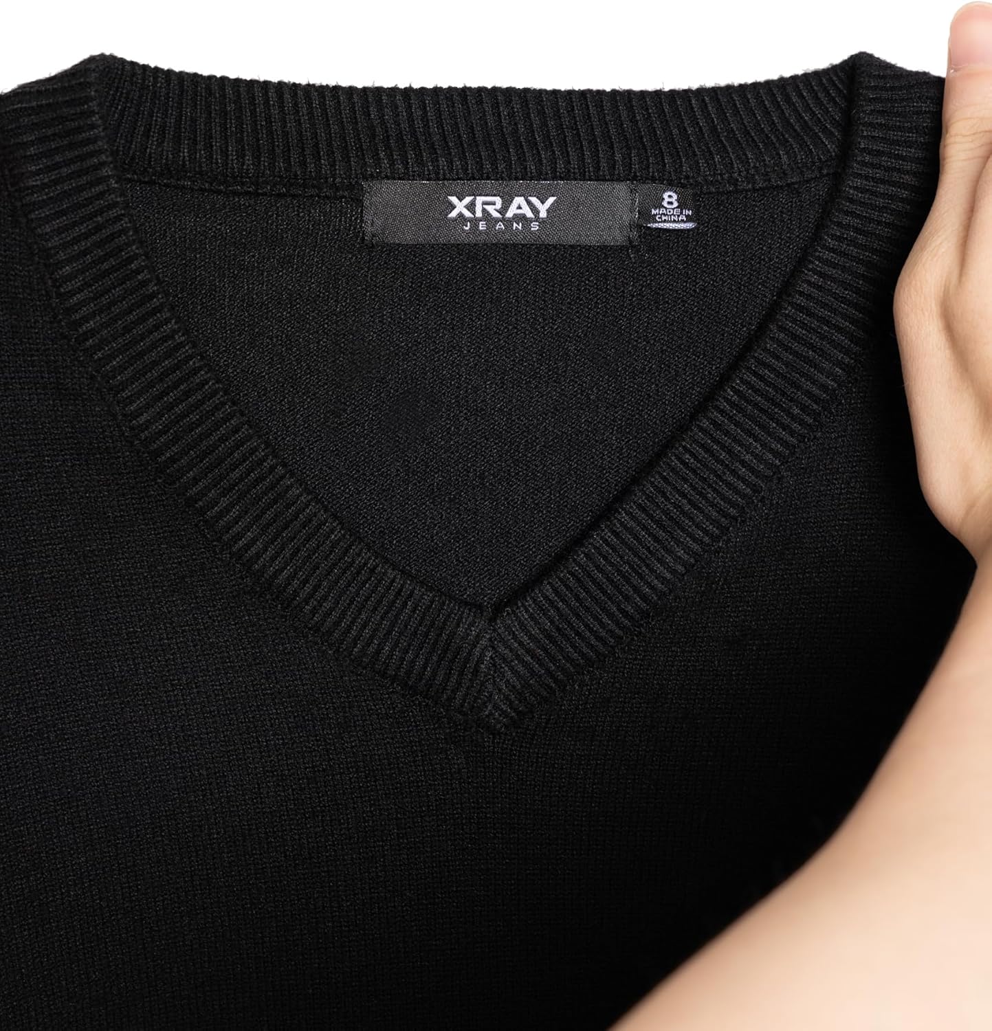 X RAY Boys School Uniform Sweater V-Neck (XS - XXL), Big Boys' & Little Kids Youth Long Sleeve V Neck Pullover Sweater - Image 5