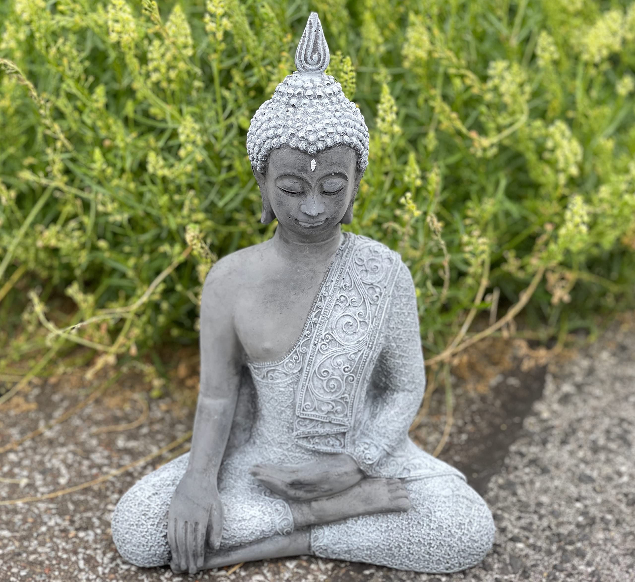 stoneandstyle Shiva Buddha meditando - Statua di pietra - lavorata a mano - Restente al gelo