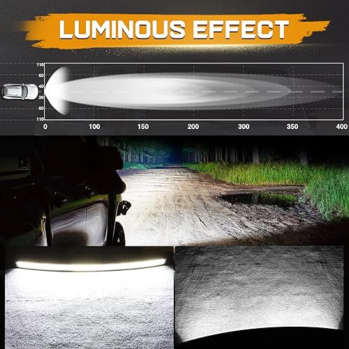 Miniatura 2 de Barra de luz LED curvada de 54 pulgadas, luz LED de conducción de 832 W, luces LED todoterreno, luces de trabajo combinadas para camiones, Jeep,
