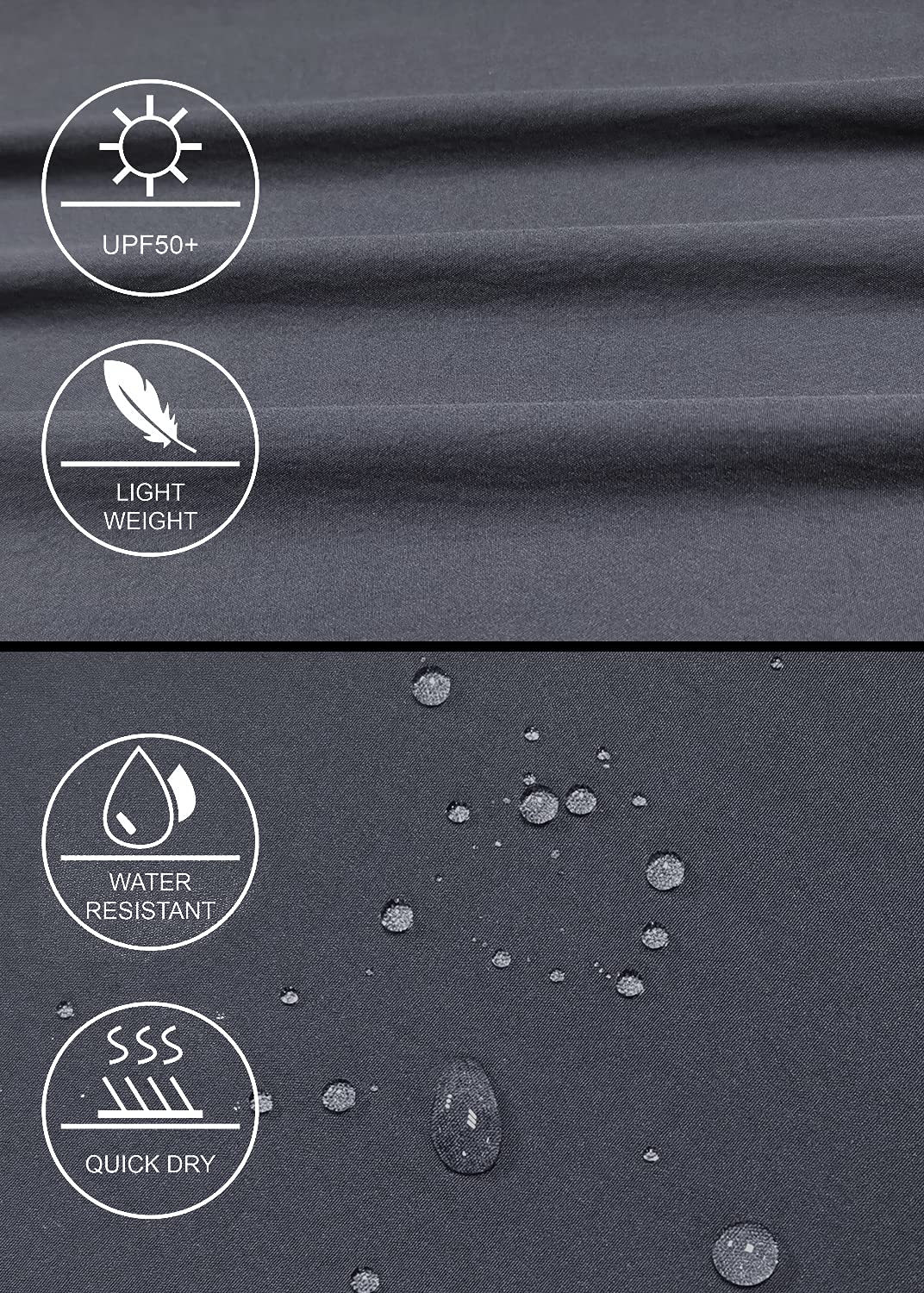 GymBrave Pantaloni Trekking Donna Cargo Capri 3/4 Estivi Leggeri Asciugatura Rapida con Tasche Zip Campeggio All'Aperto