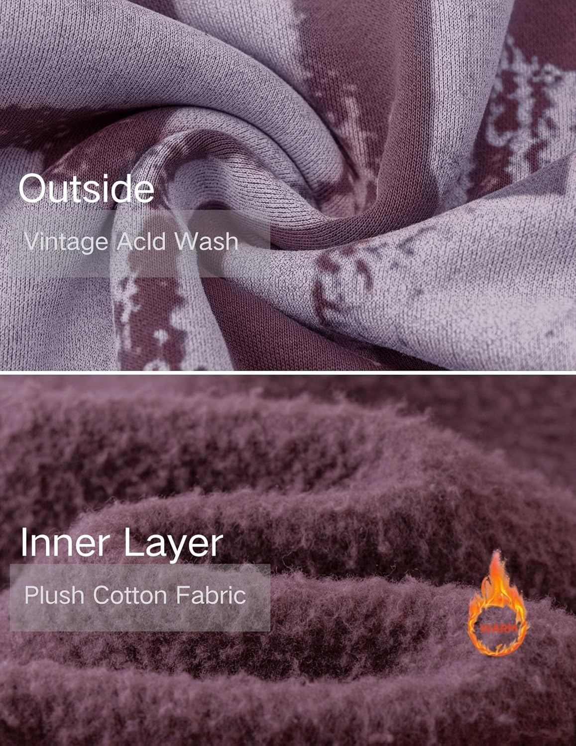 Vamtac Oversized Acid Wash Hoodie Men Number 99 Graphic Hoodies Heavyweight Fleece Hooded Sweatshirt 2026 Fall - Image 4