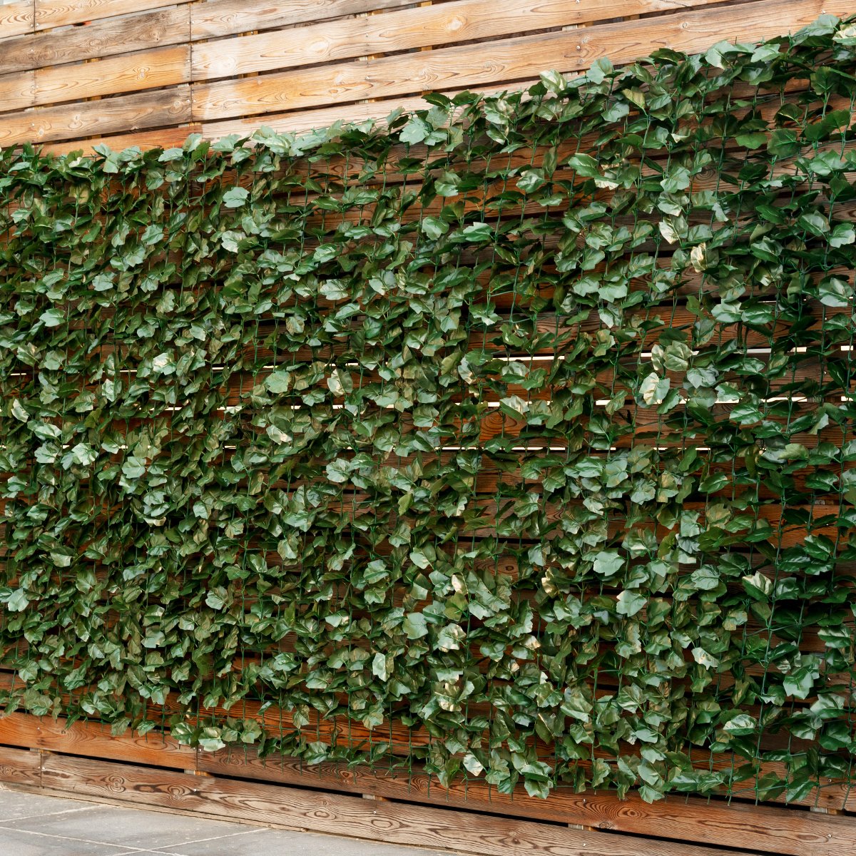 COSTWAY Clôture en Feuillage Artificielle 150 x 240CM avec Feuilles de Lierre en Polyester Protection UV, Haie Artificielle Brise Vue pour Balcon,Terrasse,Jardin Vert