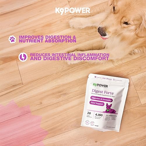 Vista 23 de K9Power Young at Heart - Suplemento para perros mayores para longevidad y vitalidad - Apoya las articulaciones, el cerebro, el corazón