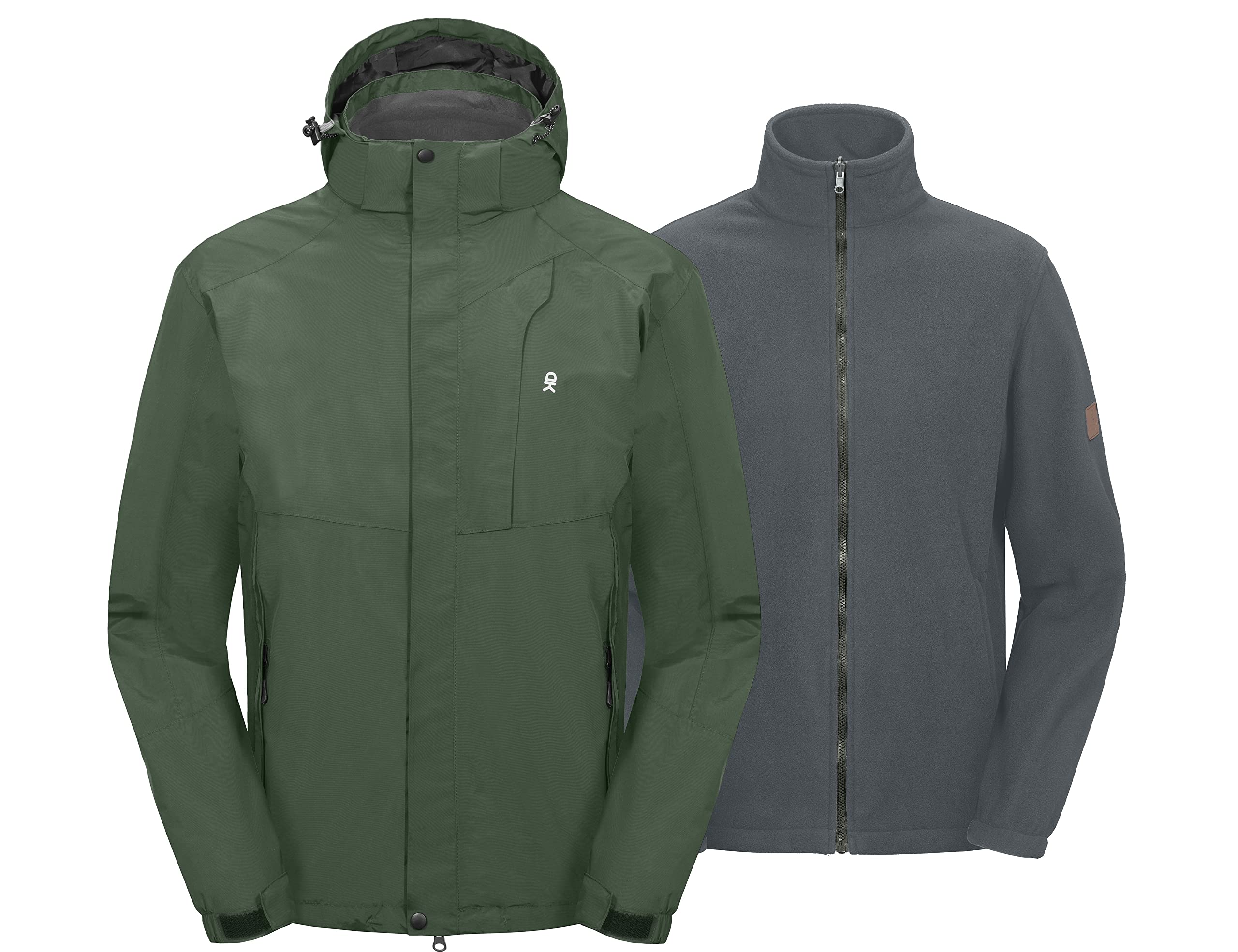 Little Donkey Andy Men's 3 in 1 Winter Ski Jacket