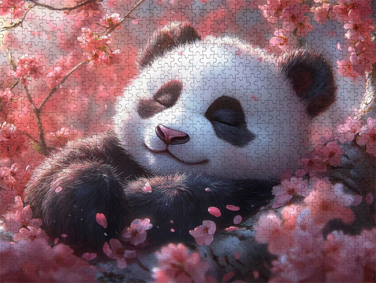 Puzzle ze zwierzętami 3000 sztuk Panda, niemożliwe łamigłówki, wyzwanie dla dorosłych drewniane układanki, gry logiczne dla całej rodziny z redukcją ciśnienia, prezenty dla kobiet mężczyzn O-5