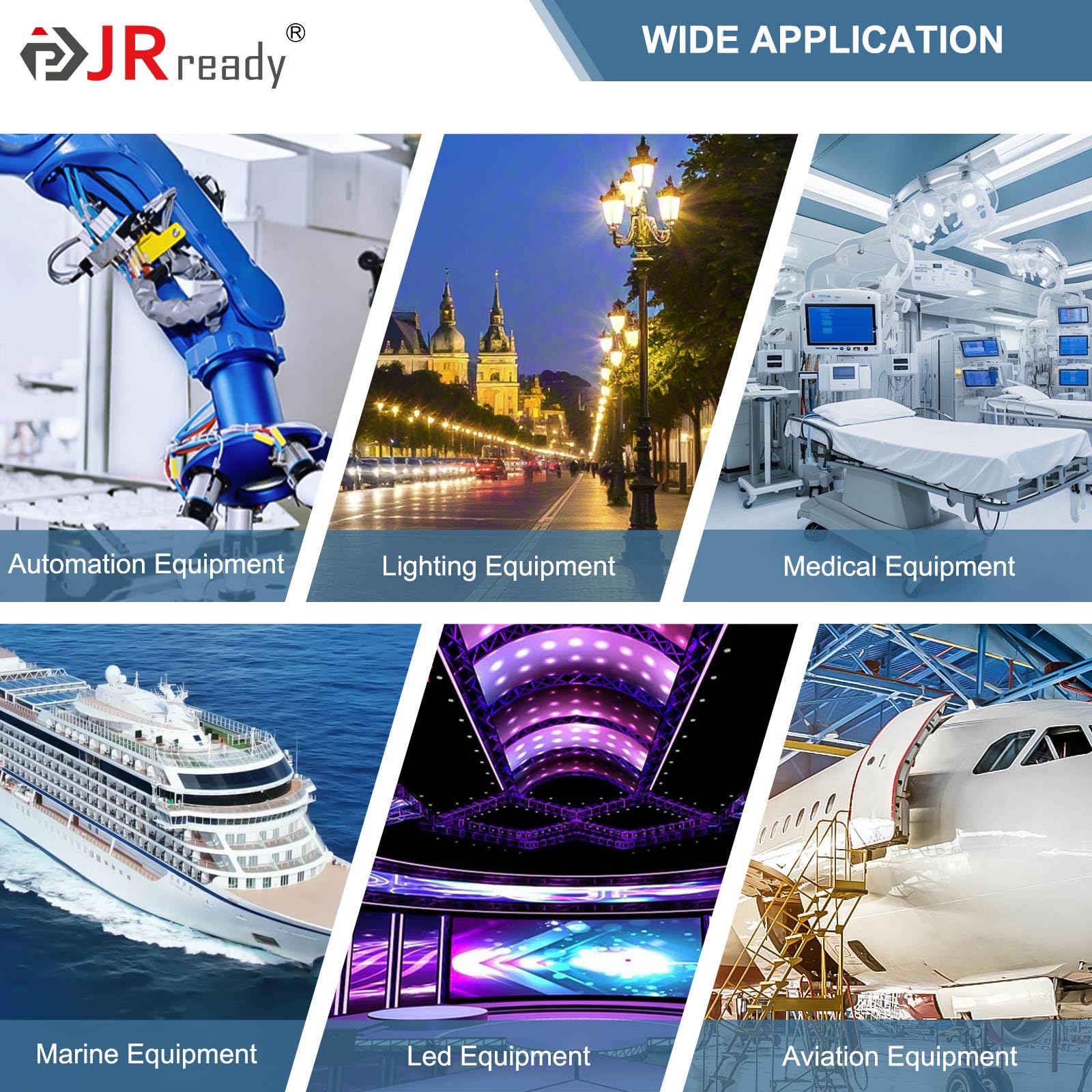 JRready JRSSWCONN CP20 zawiera 2 komplety złączy 2-pin z wtykami męskimi i gniazdami panelowymi, 5 par styków, 2 osłony przeciwpyłowe i narzędzie do wypinania pinów.