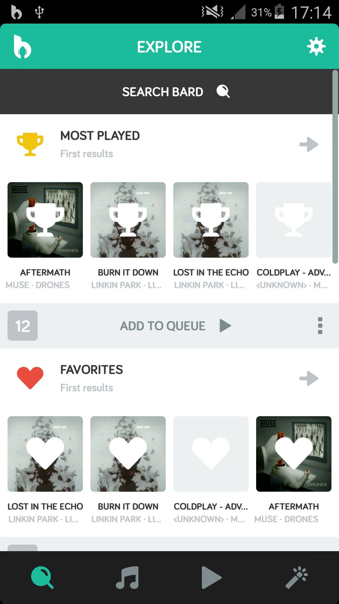 Bard Music Player App on Amazon Appstore