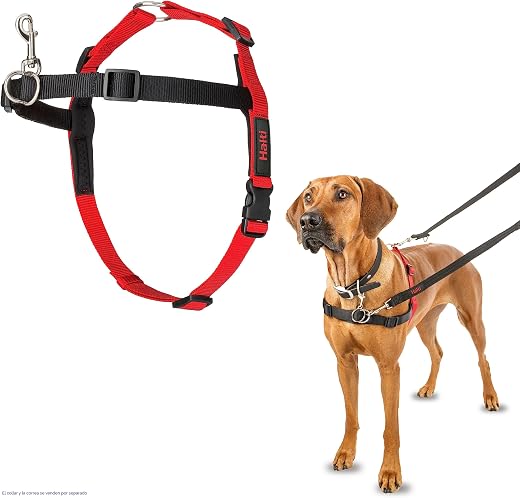 🔥 Halti Front Control Harness – Prevent Your Dog from Pulling on the Leash, Adjustable, Lightweight and Easy to Use Dog Training No Pull Dog Harness for Large Dogs (Size L)