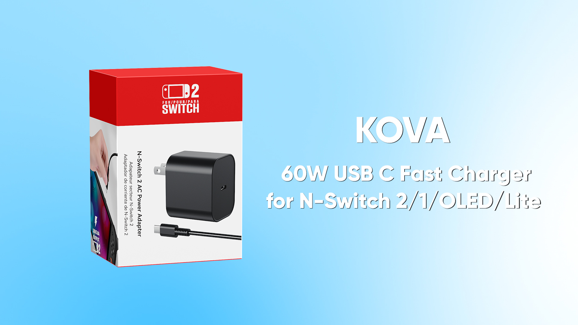 ほうじちゃ switch2 Amazon.com: Switch 2 Charger - 60w AC Power Adapter for Nintendo 2