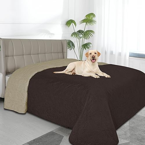 Miniatura 9 de Easy-Going Funda de cama impermeable para perro, reversible, a prueba de fugas, manta de repuesto para muebles, lavable, funda de sofá para perros y