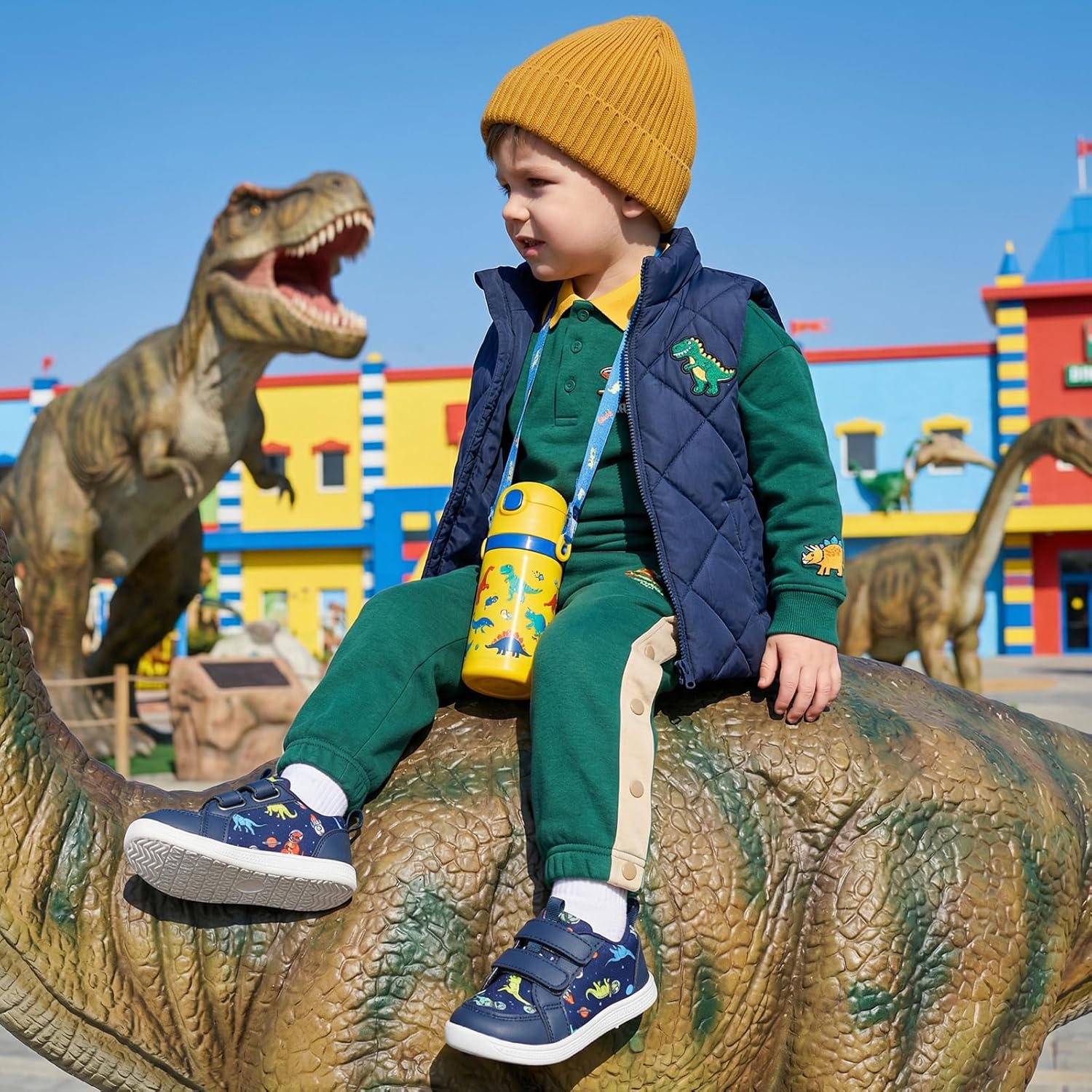 Wide Toe Box Toddler Shoes Boys Girls Barefoot Shoes Lightweight Kid Tennis Sneaker... - Image 3