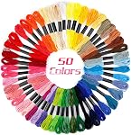 Fil de broderie, 150 Paquet Broderie Échevins de soie Fil de croix, Bracelet d'amitié Chaîne pour cadeaux Artisanat d'art, 150 Couleurs