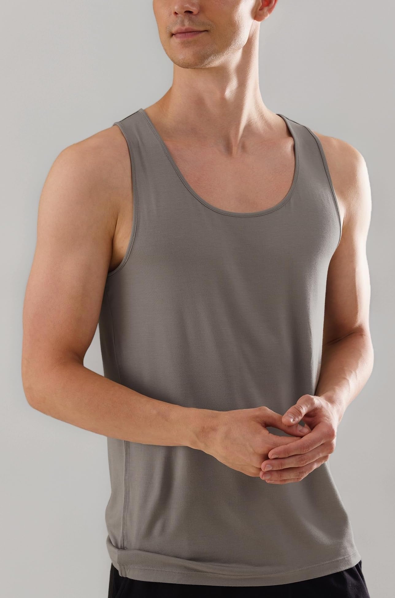 Neo-Skin Round Neck Vest, Anti-Bacterial, Thermoregulating, Bamboo Spandex Shape Retaining Baniyan for Man, Soft and Sustainable Inner for Men