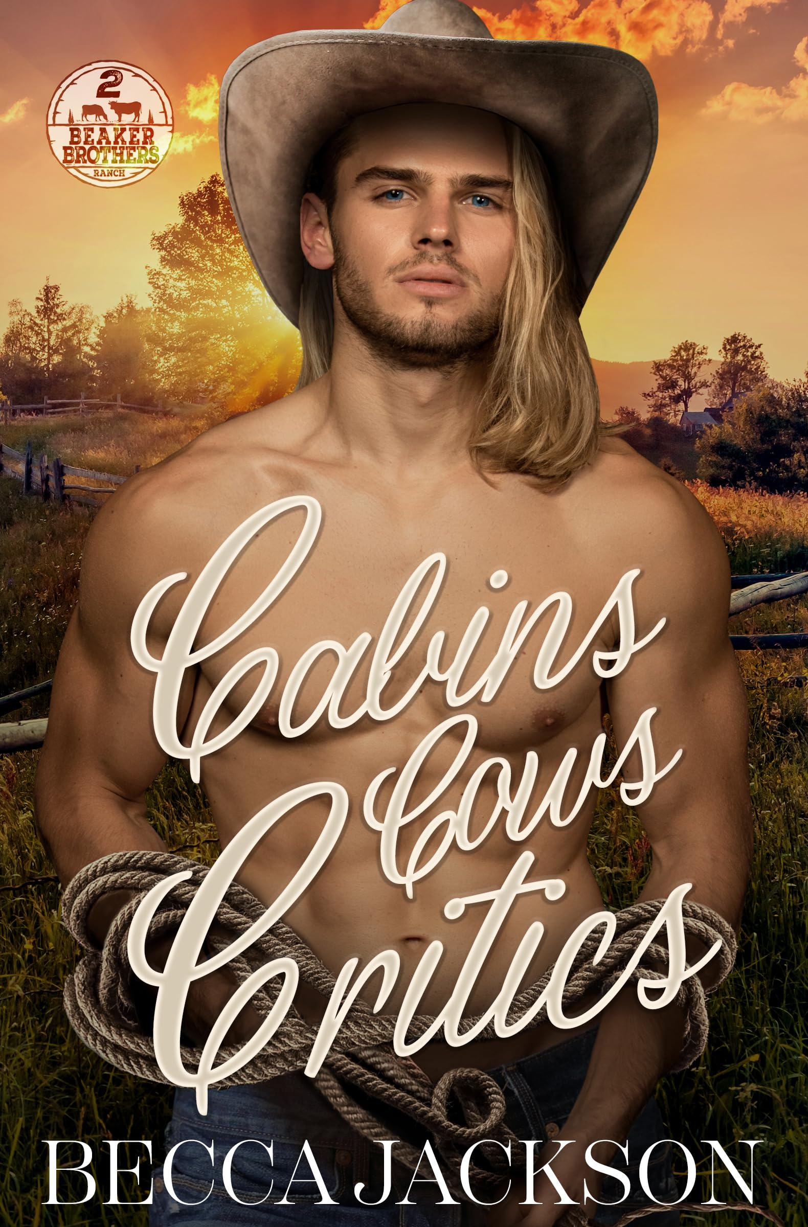Cabins Cows Critics: A spicy, swoony, small town country romance. (Beaker Brothers Ranch Book 2)
