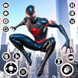 Real Flying Rope Fighter Hero: Mafia City Spider Games