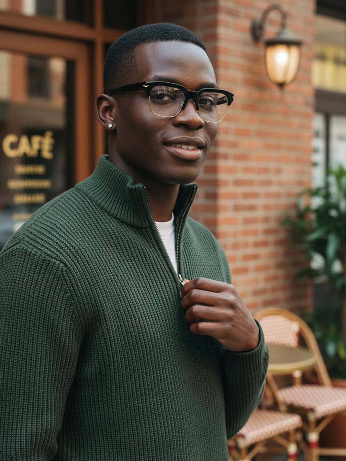 VISOONE Light Weight TR90 Blue Light Blocking Glasses Frame Vision Protector Men Women ELBERT - Image 3