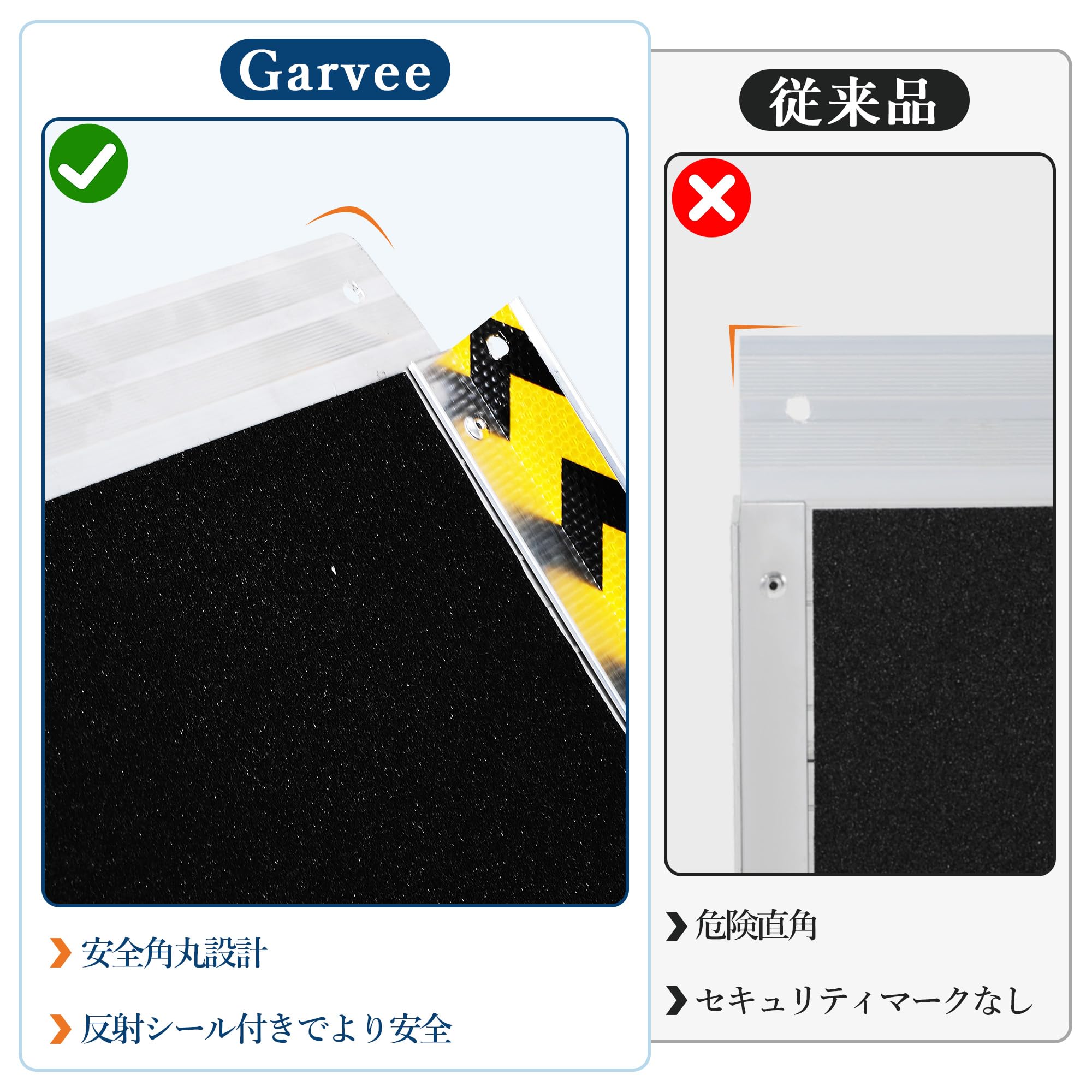 Amazon.co.jp: ガービー（Garvee） 車椅子 スロープ 折りたたみ アルミ