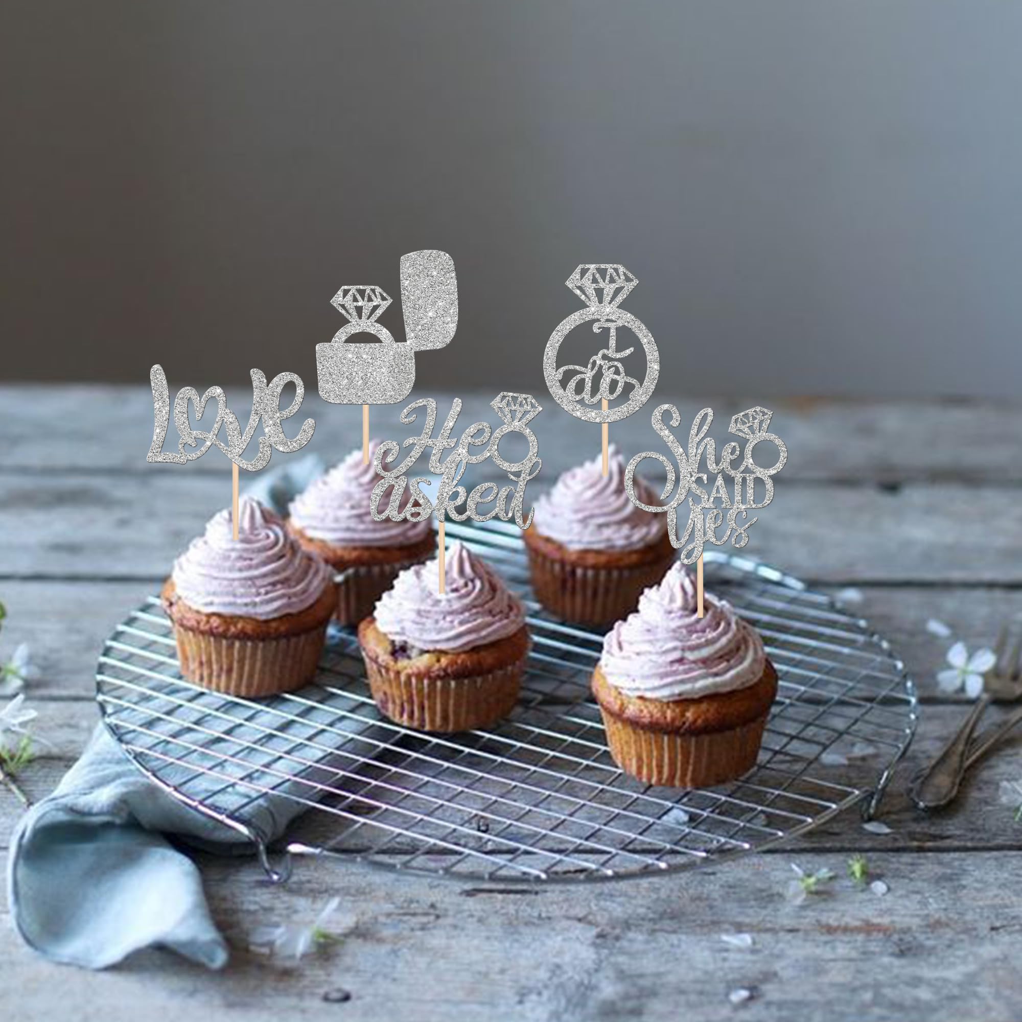 Gyufise Lot De 24 Décorations Dorées « Bride To Be » En Forme