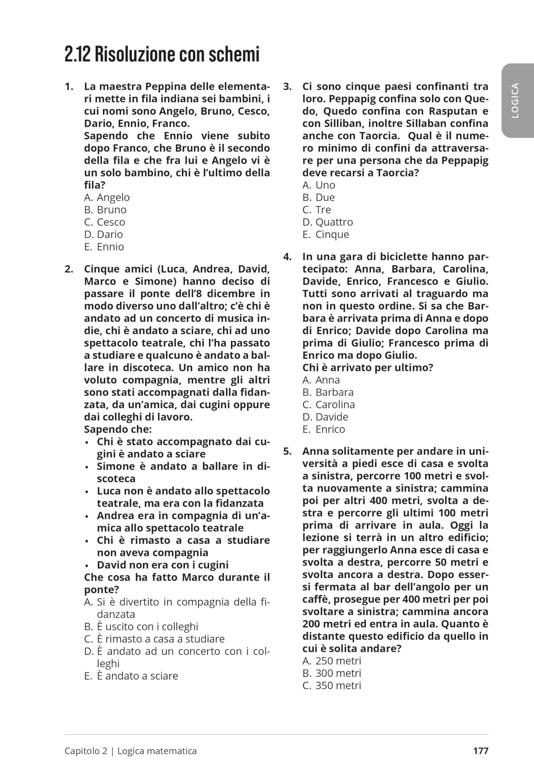 Testbusters TOLC-E. Eserciziario commentato