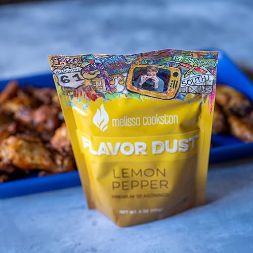 Miniatura 9 de Melissa Cookston Flavor Dust  Revestimiento de alas de pollo y polvo de alas para barbacoa y cocina  Premiado y estilo de competencia  Memphis BBQ,