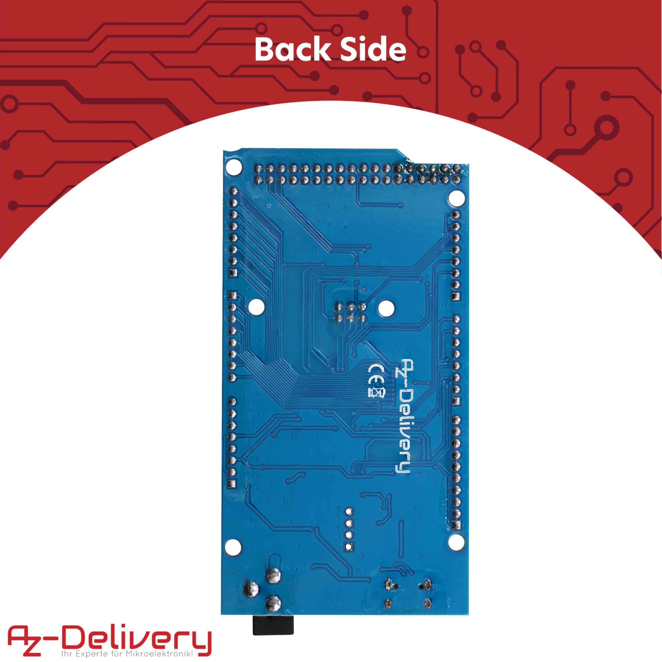 AZDelivery AZ-MEGA2560 Scheda Microcontroller USB-C Compatibile con Arduino