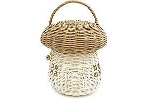 KOLWOVEN Frog Wicker Basket
