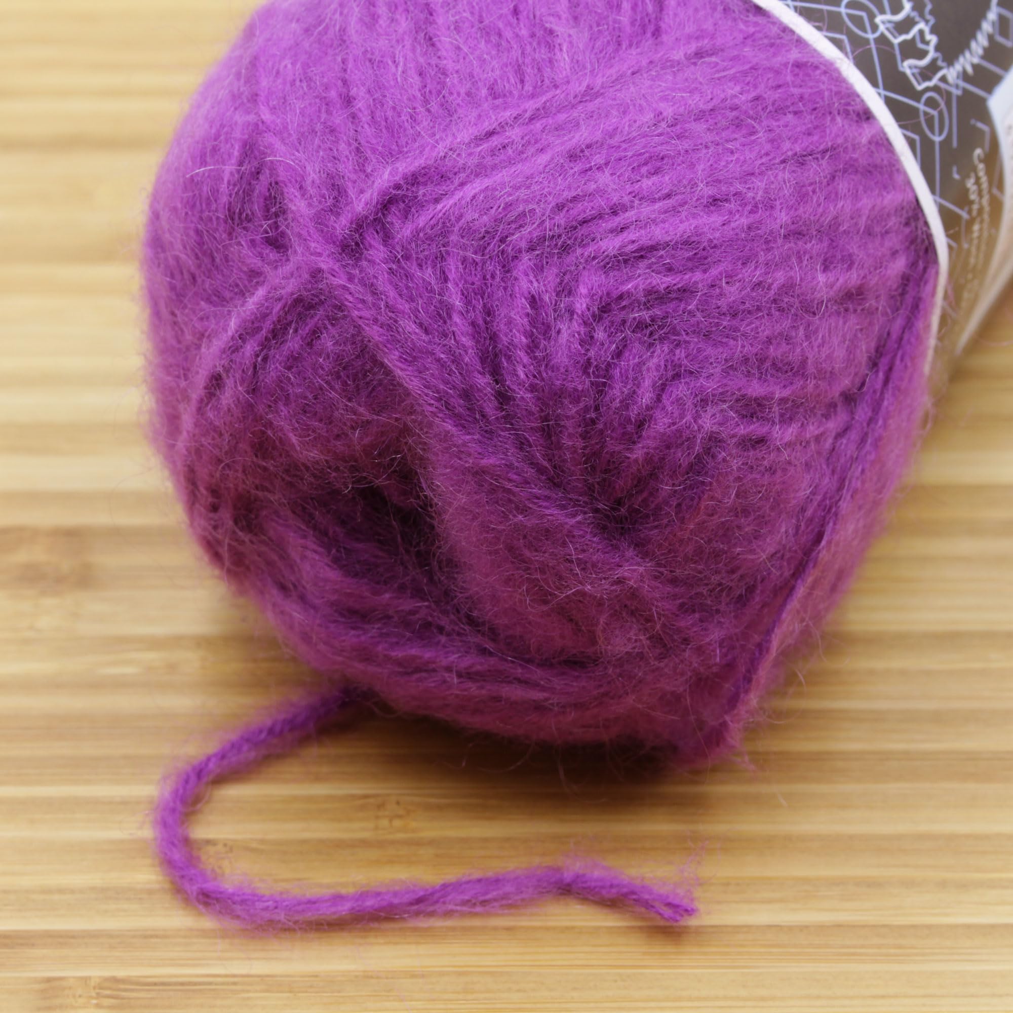 JubileeYarn - Gomitolo di filato Mohair Elixir Nightcap, misto lana grossa, 100 g/matassa, Dragonfruit Paloma, 4 matasse