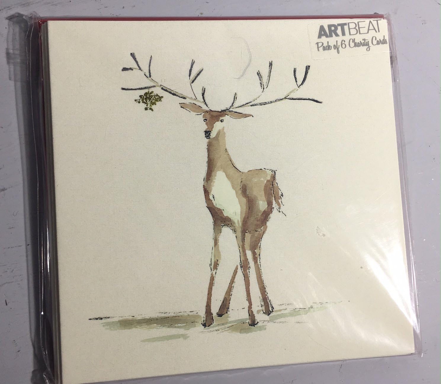 Pack of 6 Charity Christmas Cards (AB2327) - Cupid - In Aid of Shelter