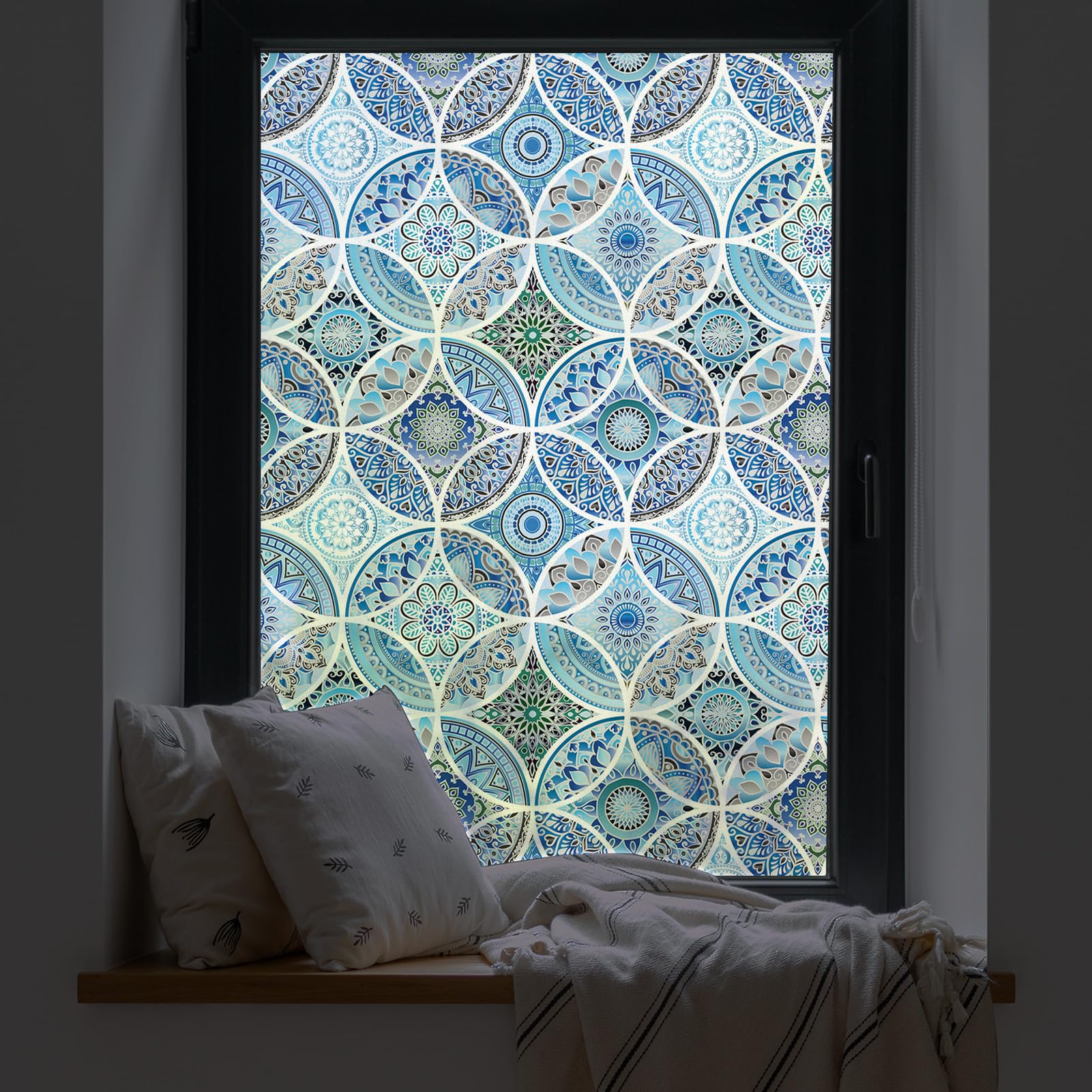 dktie Raamfolie, privacy-vinylfolie, privacy-folie, glas-in-loodfolie