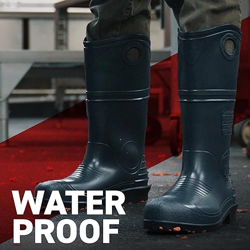 Miniatura 5 de Dunlop 8908603 Durapro - Botas con puntera de acero de seguridad, material de PVC de polimezcla 100% impermeable, cómodas plantillas energizantes