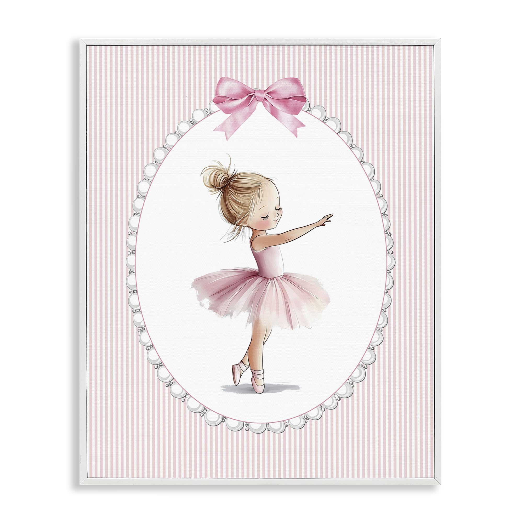 'Blush Pink Ballerina'| Framed Giclee Art