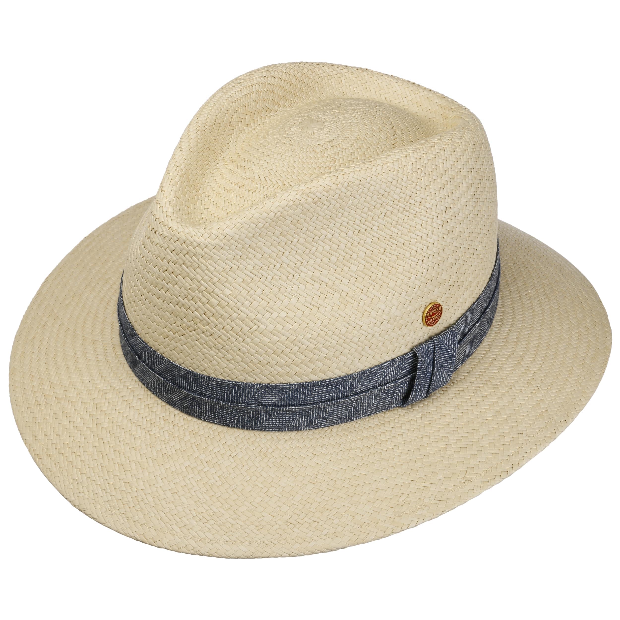 Mayser Gero Panamahut Strohhut Traveller Handmade Made in EU Damen Herren Sommer