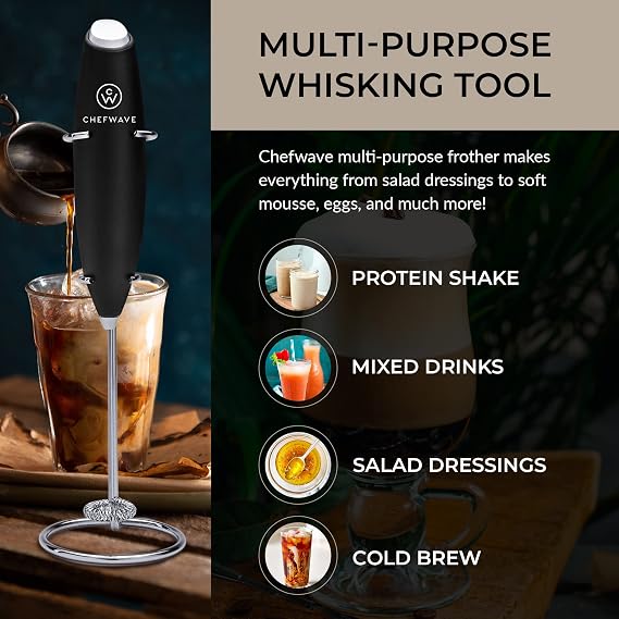 ChefWave Handheld Milk Frother
