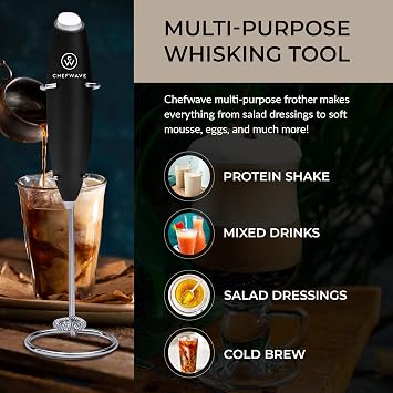 ChefWave Handheld Milk Frother