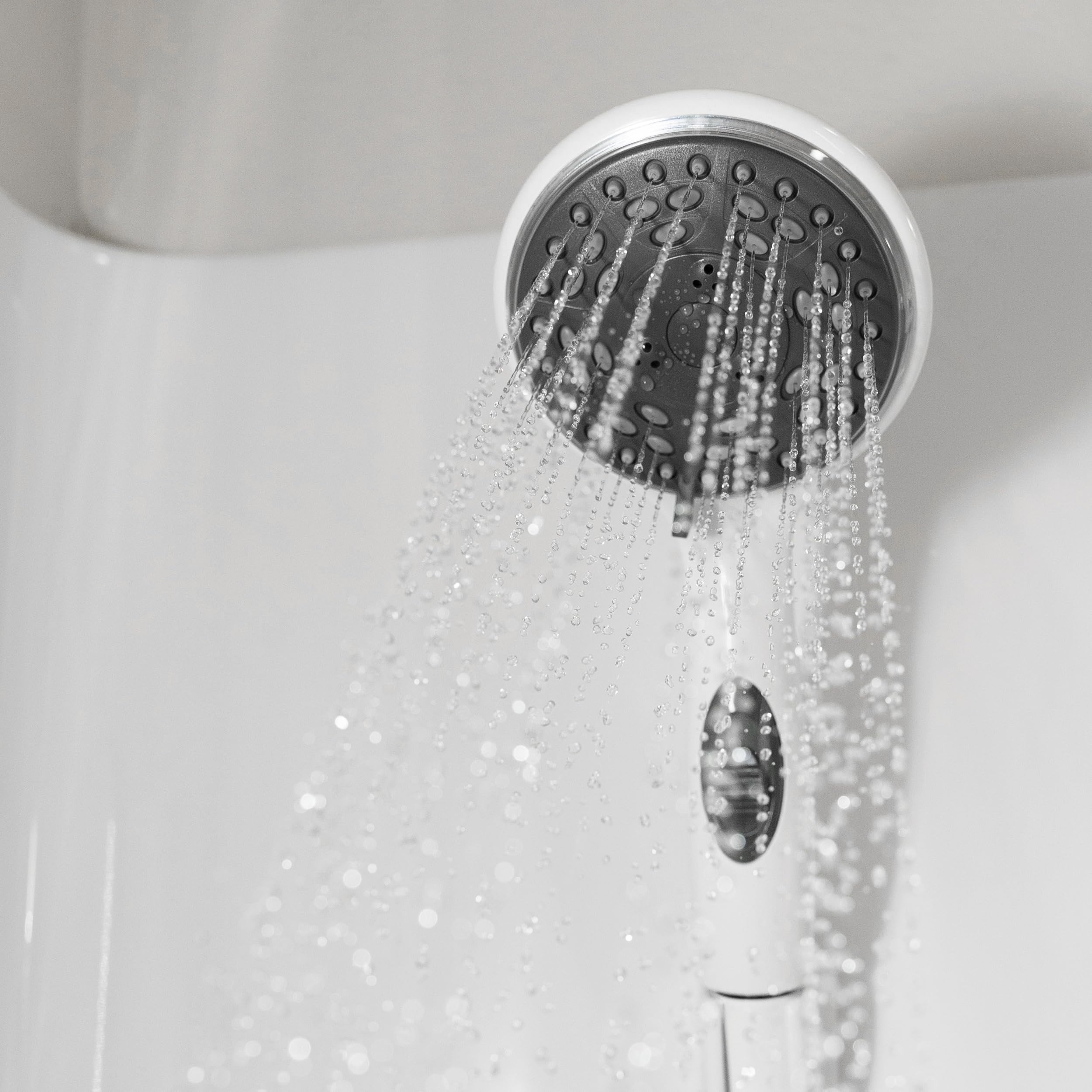 Kit de ducha de mano y manguera Dura Faucet Premium para autocaravanas - Interruptor de encendido/apagado ecológico (blanco)