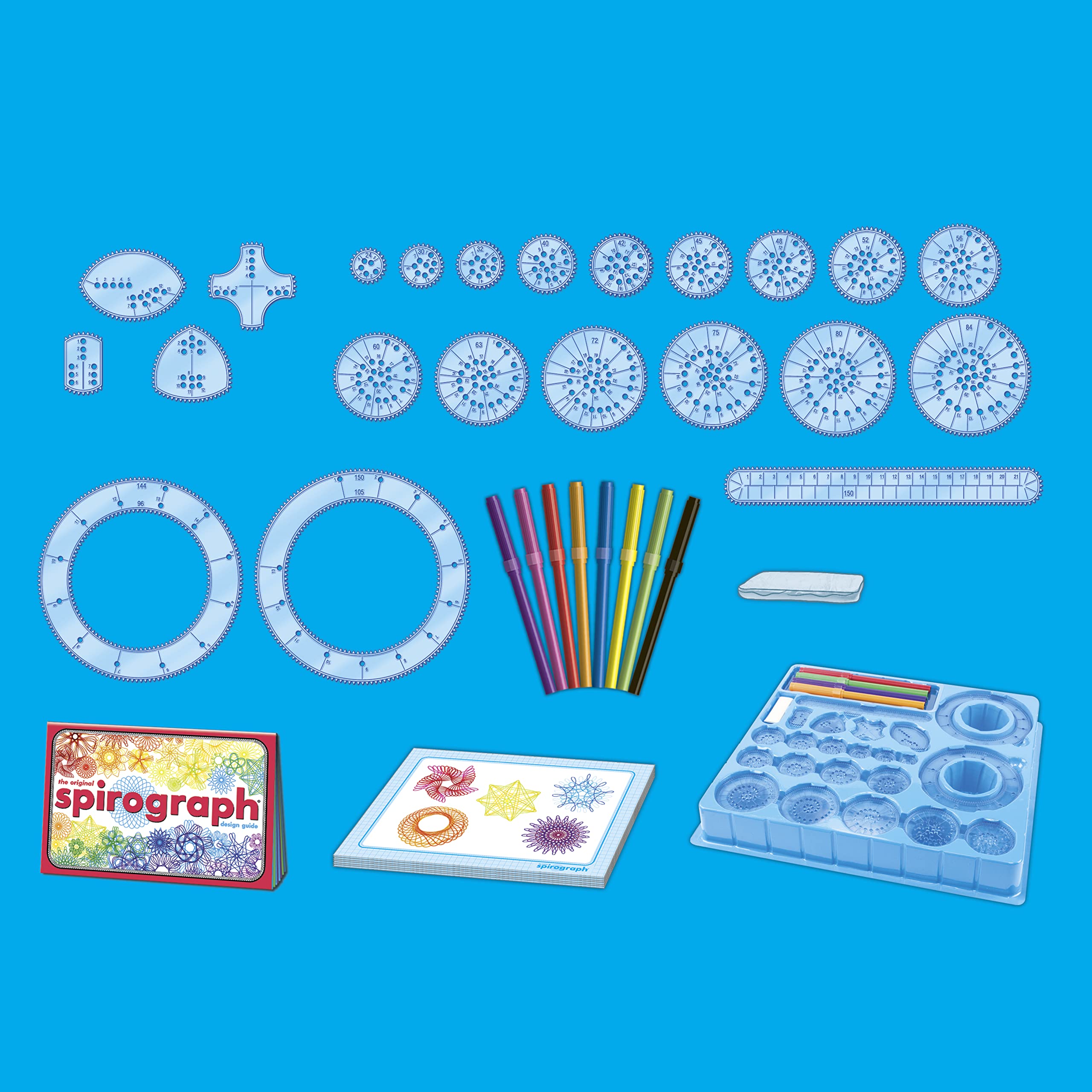 Silverlit - Spirograph The Classic-Creative Leisure Set - 30-częściowy zestaw startowy, który trzeba zobaczyć - od 8 lat, 1013Z