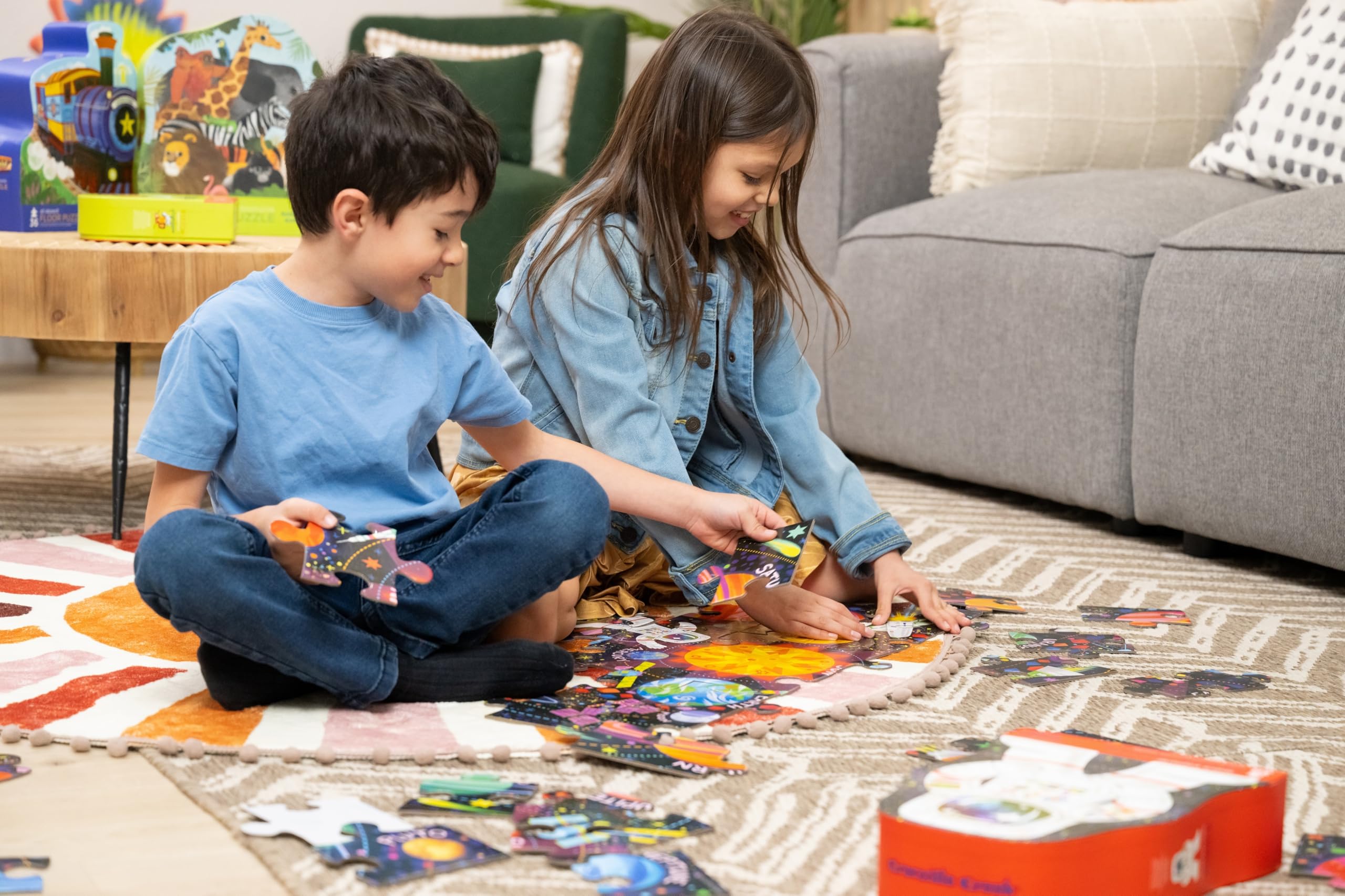 こむぎページ/36 Amazon.com: Crocodile Creek 36-Piece Jigsaw Floor Puzzle with