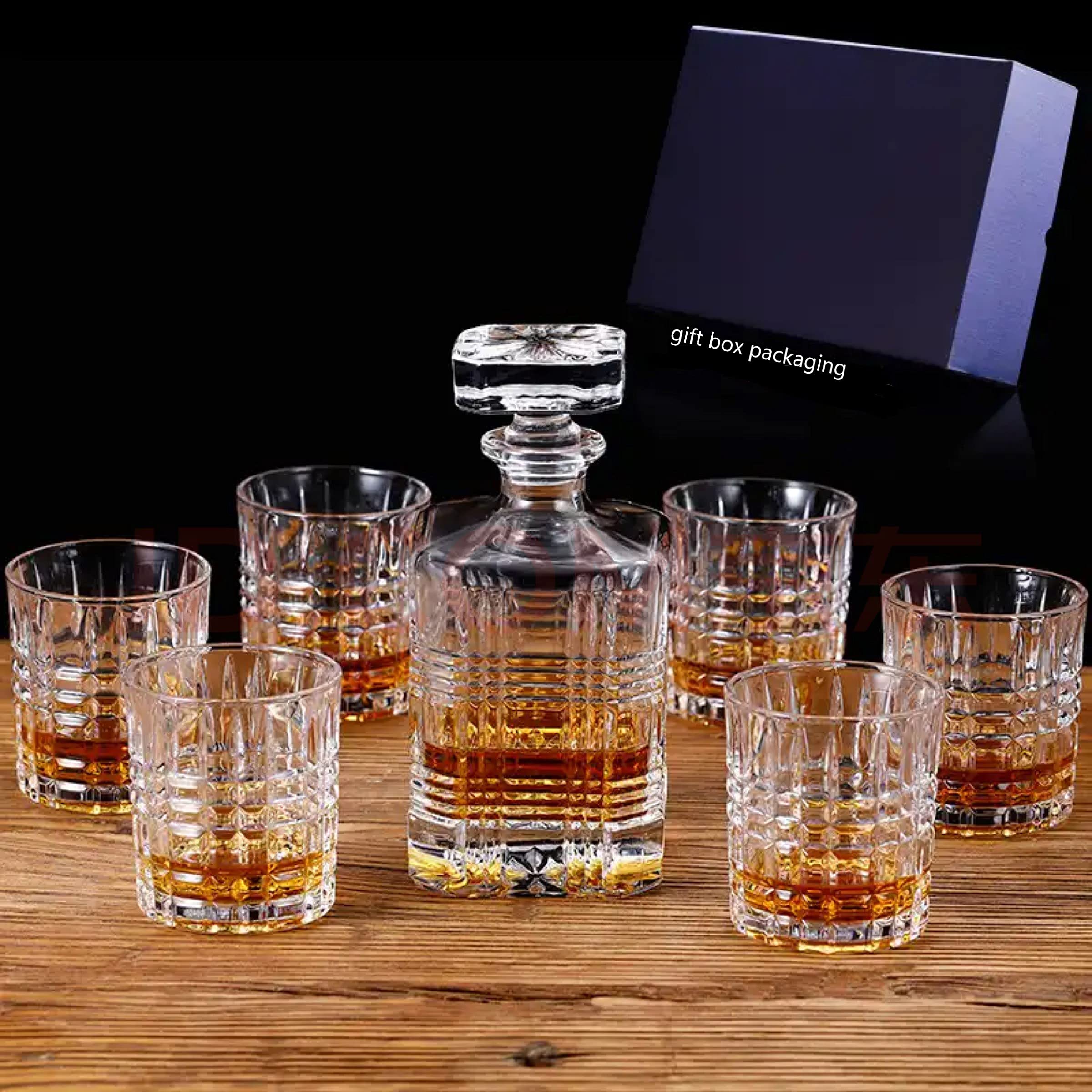 Buy Jorunb 7 Piece Decorative Whiskey Decanter Set Classic Whiskey