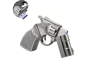 64GB Metal Revolver Gun USB 3.0 Flash Drive