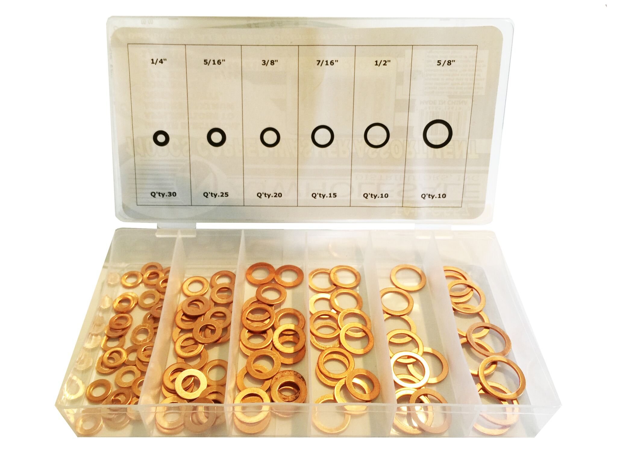Amazon.com: Common Electrical Copper Washer Set (110 Piece Set