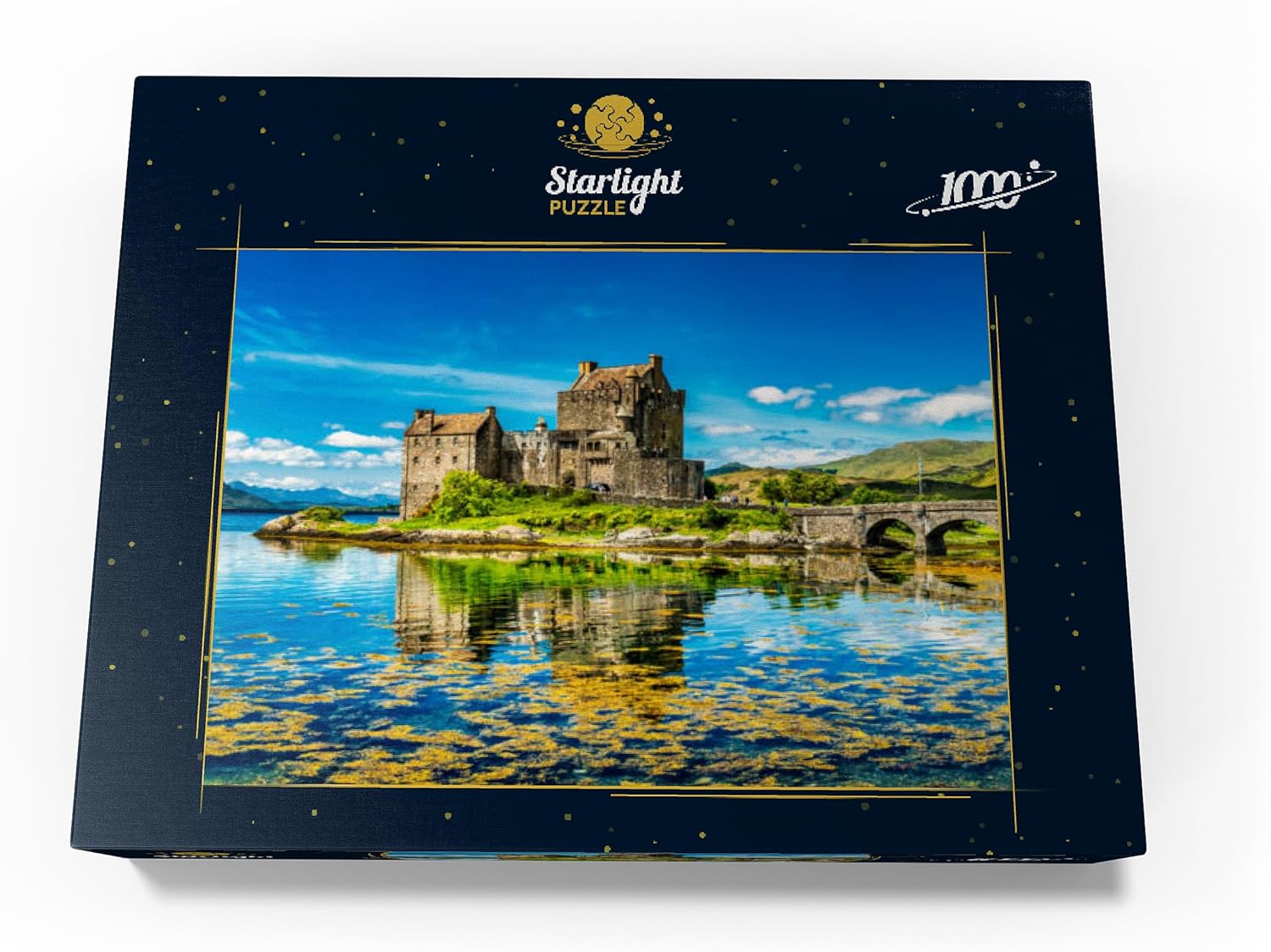 MyPuzzle Eilean Donan Castle On A Warm Summer Day - Dornie, Scotland - Premium 1000 Piece Jigsaw Puzzle for Adults - Image 4