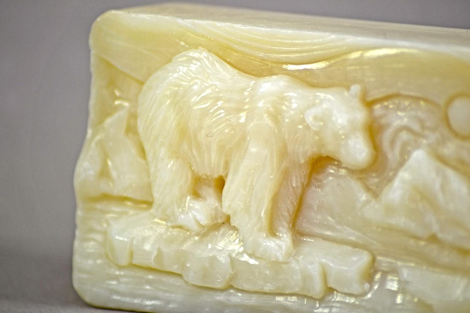 Polar Bear Silicone Mold SOAP Plaster Wax Resin Clay 5oz