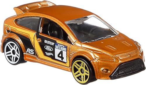 Miniatura 3 de Hot Wheels 2019 - Walmart Exclusive Edition - Ford Focus RS '09 - Bronce - N.° 5 de 6 en la serie
