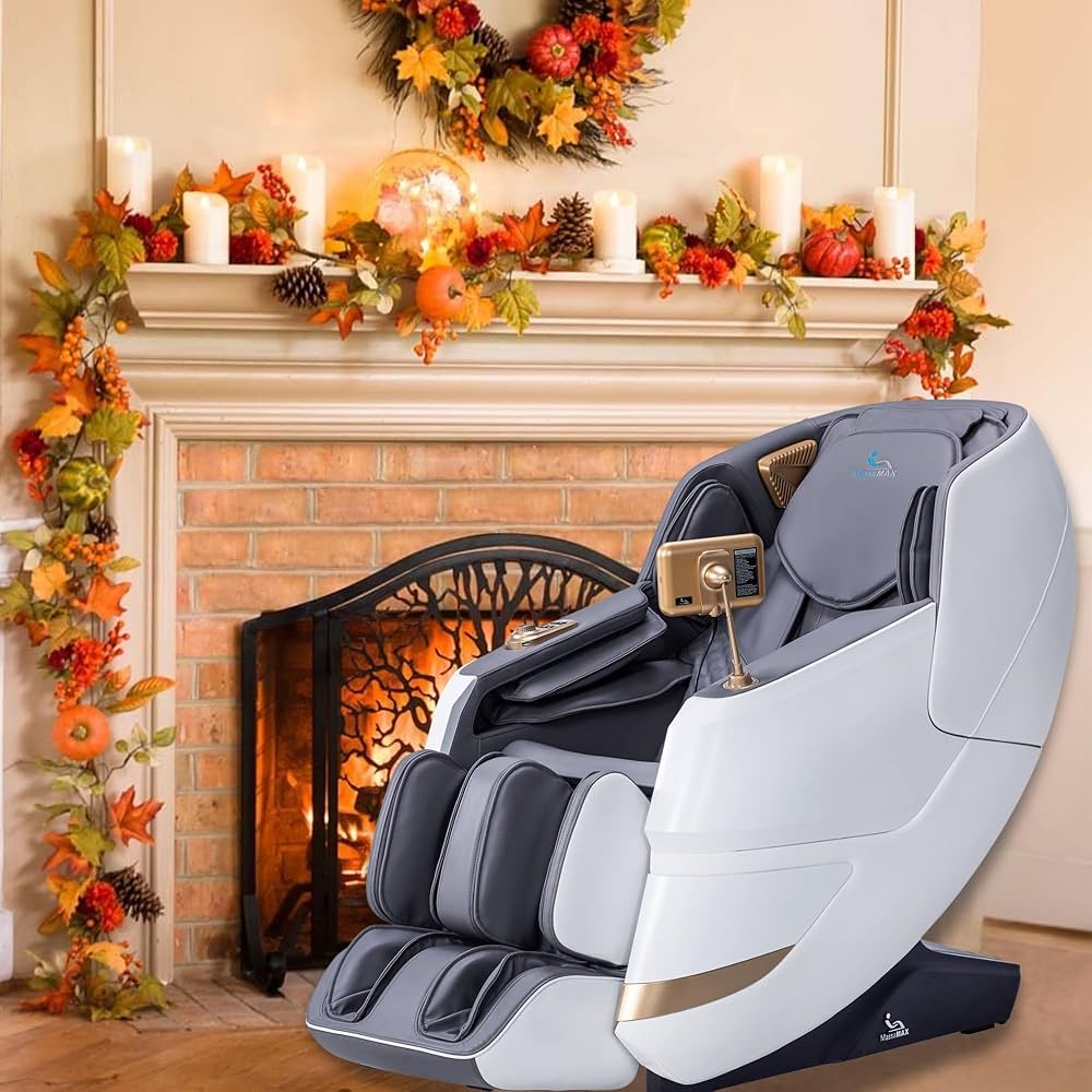 MassaMAX MT339 4D Massage Chair, Full Body Shiatsu Recliner with