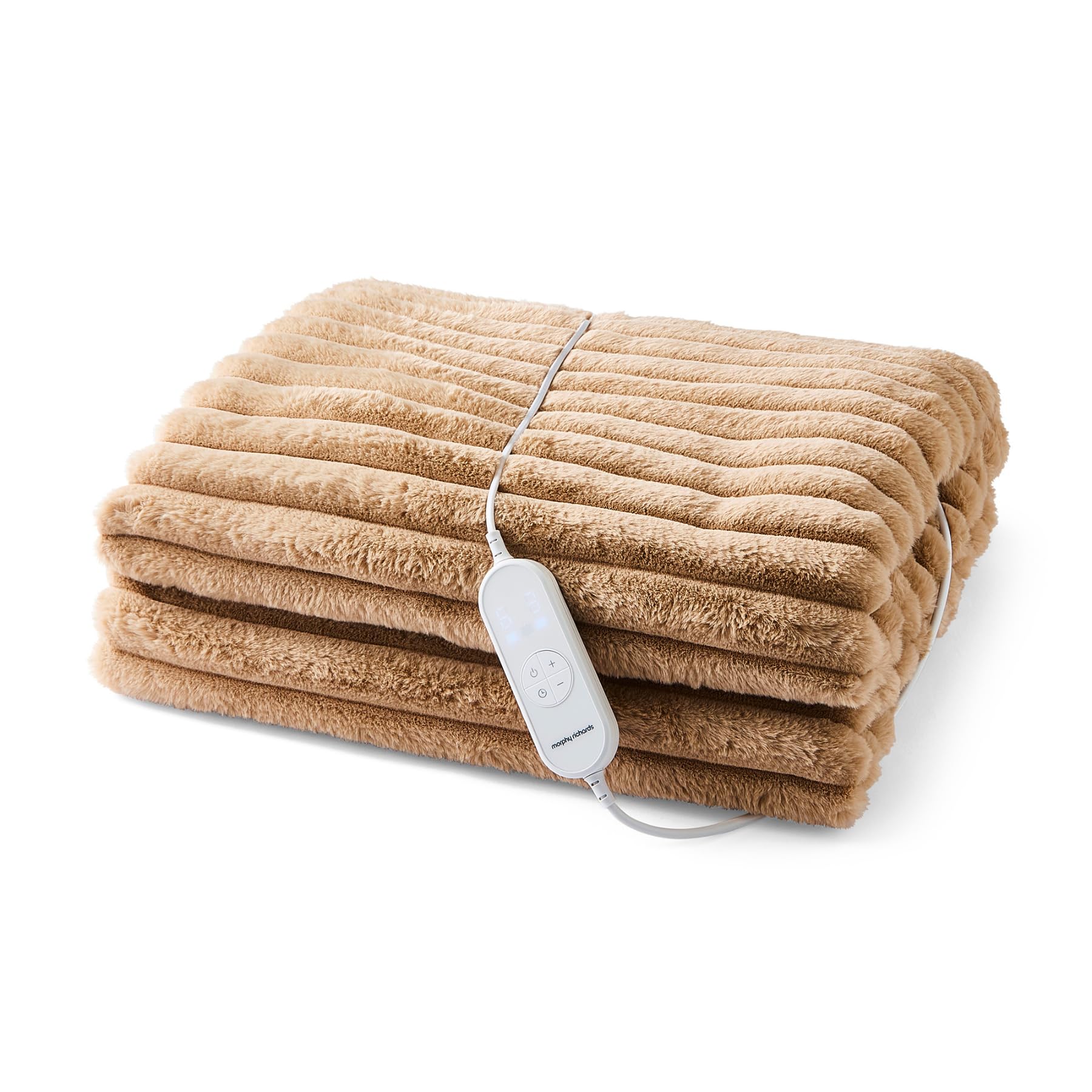 Morphy Richard EverCosy Luxury Striped Fleece Electric Heated Throw, 200x180cm, 9 Heat Set...