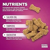 Vista 10 de GNC Pets Advanced Suplementos para perros, apoyo cardiovascular y masticables para la salud del corazón para perros, suplemento suave para mascotas